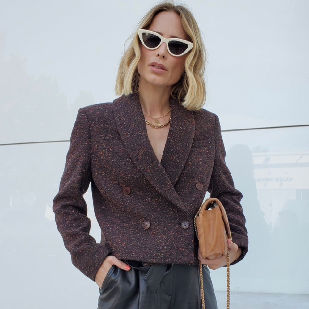 SOLD-Anine bing tweed blazer - Picture 1 of 9